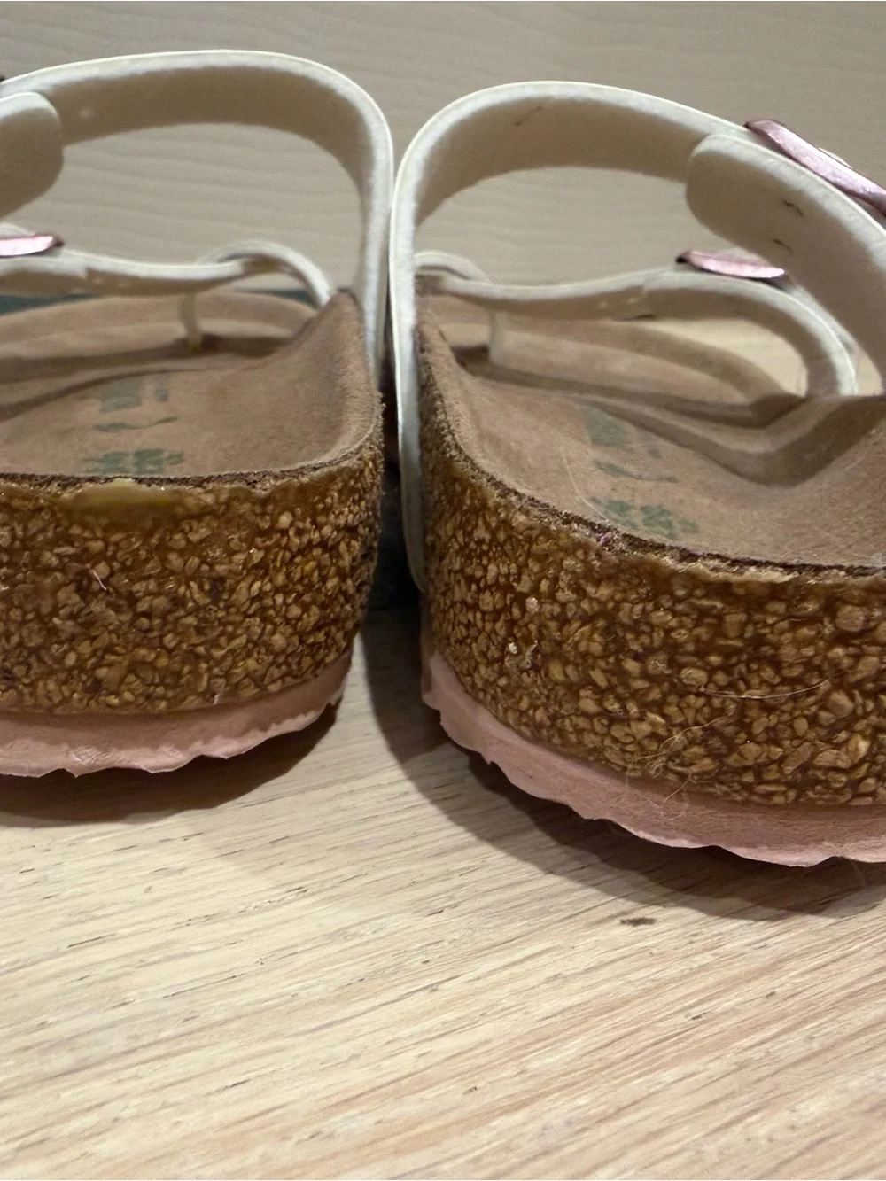 Birkenstock Kids Paisley-Print Sandals in Pink and Teal